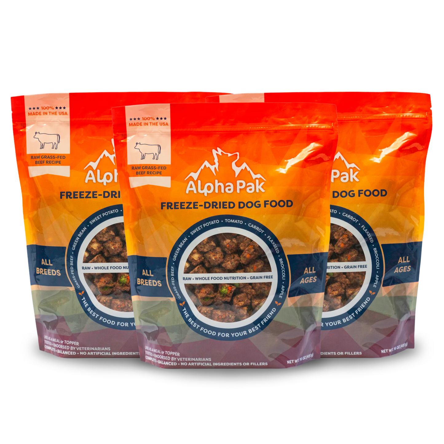 PREMIUM RAW FREEZE DRIED DOG FOOD BEEF