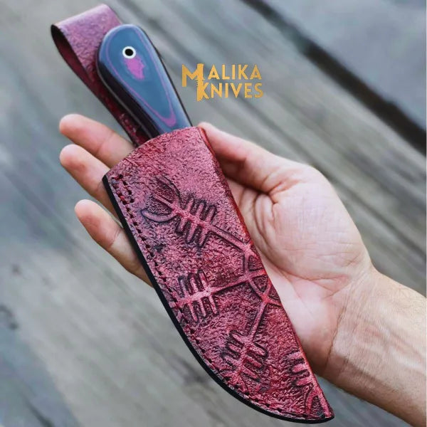 Vegvisir Viking Hunting Knife: Unleash Your Inner Warrior with Precision and Style-0329