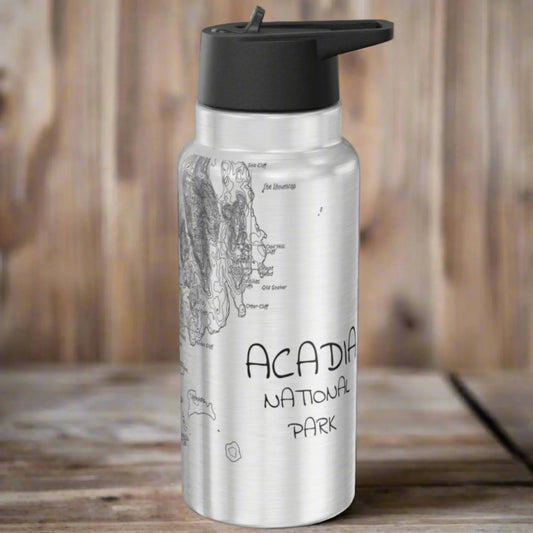 Acadia National Park Water Bottle Tumbler 32oz