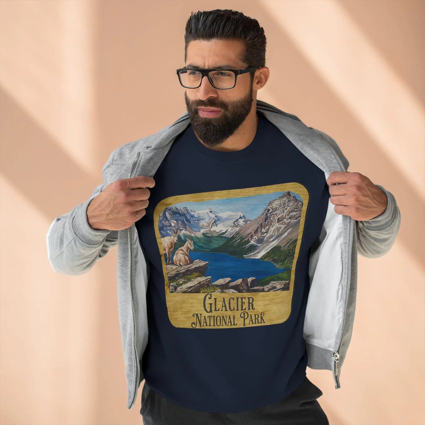 Glacier National Park Unisex Crewneck Sweatshirt Sign