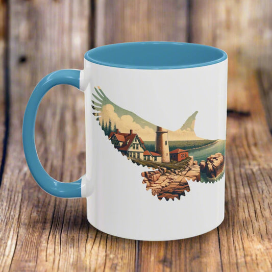 Acadia Bird Colored Mug