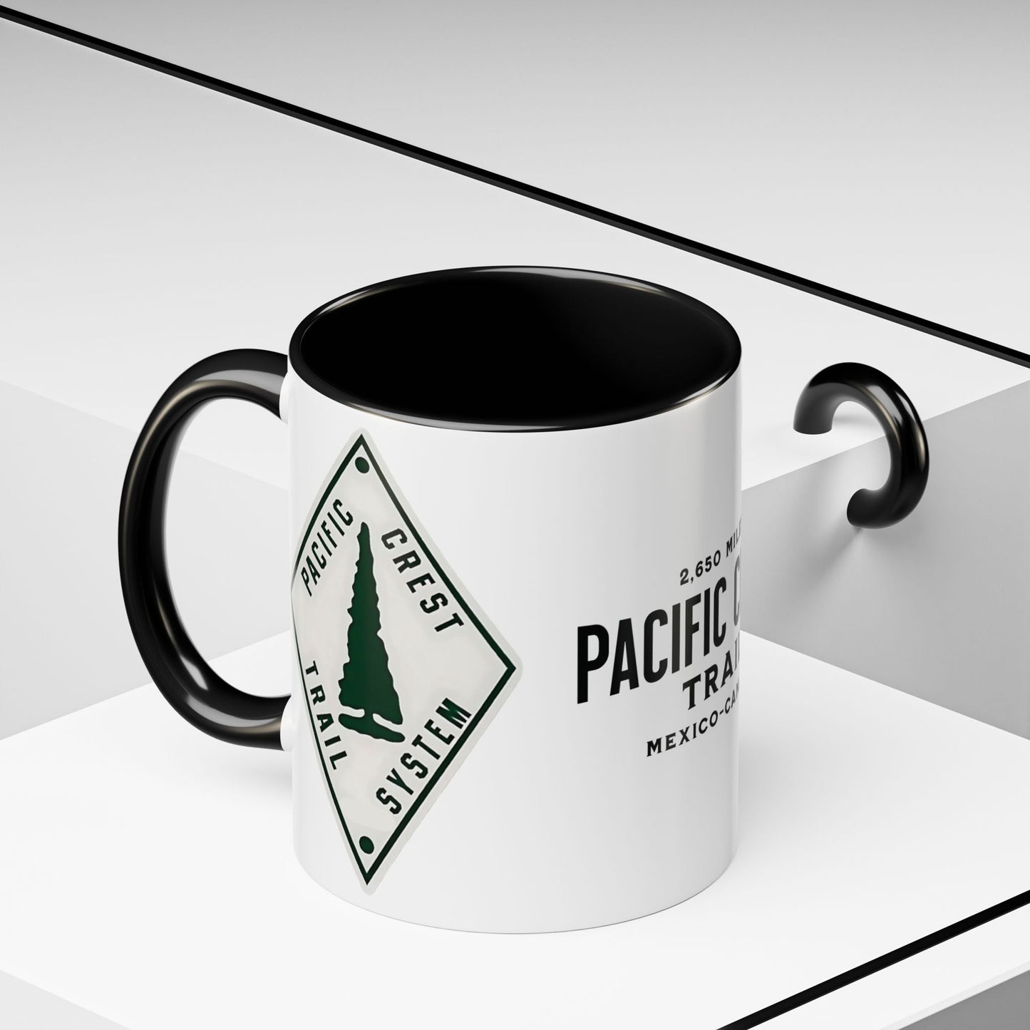 Pacific Crest Trail Classic Marker Accent Mug