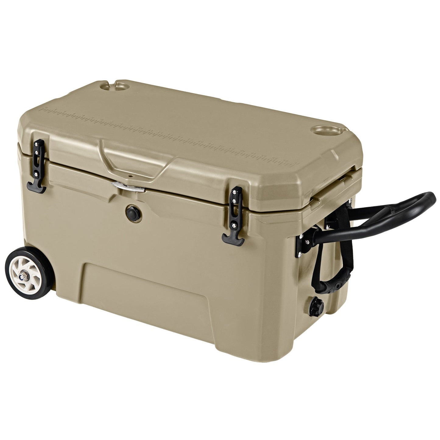 52 Quart Portable Hard Cooler with 6-Day Ice Retention and Wheels