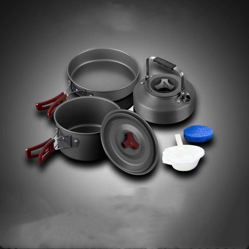 Picnic Cookware Set - Camping Pot Set for Outdoor Adventures