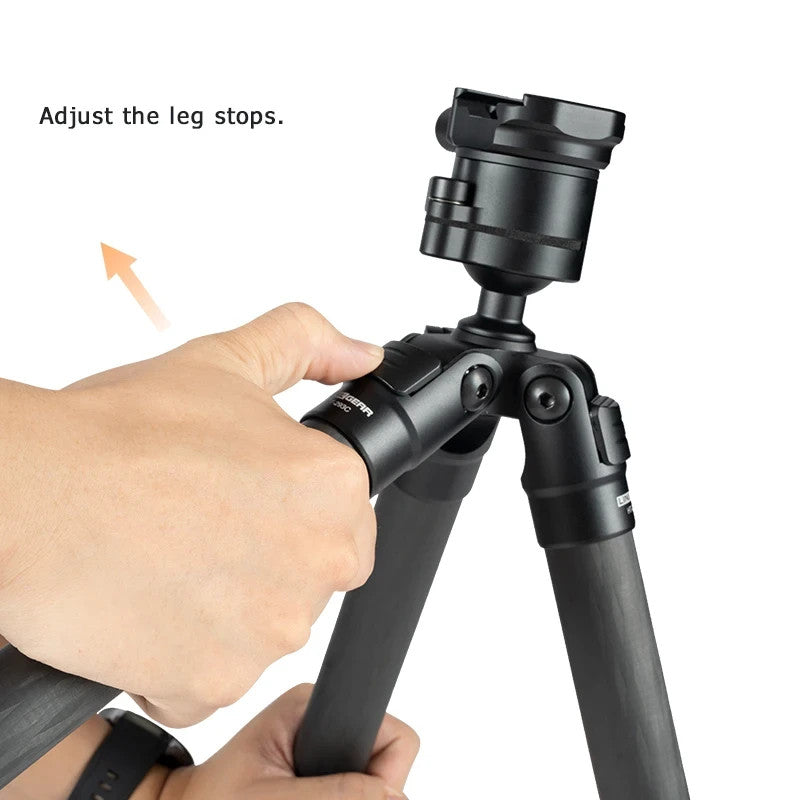 Linkogear HT-293C Carbon Fiber Shooting Tripod Picatinny Arca Swiss 61”