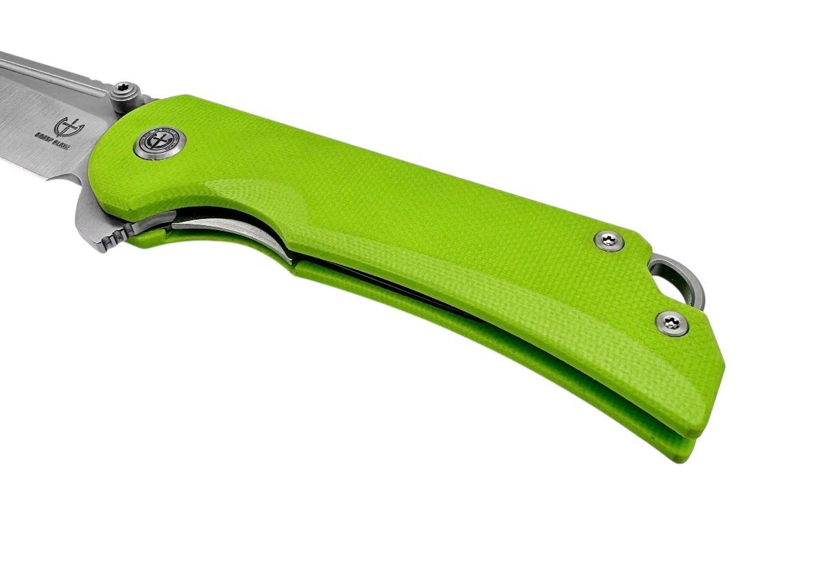 Sharp Blade - Compact 14C28N Folding Knife G10 Handle Flipper Liner Lock EDC