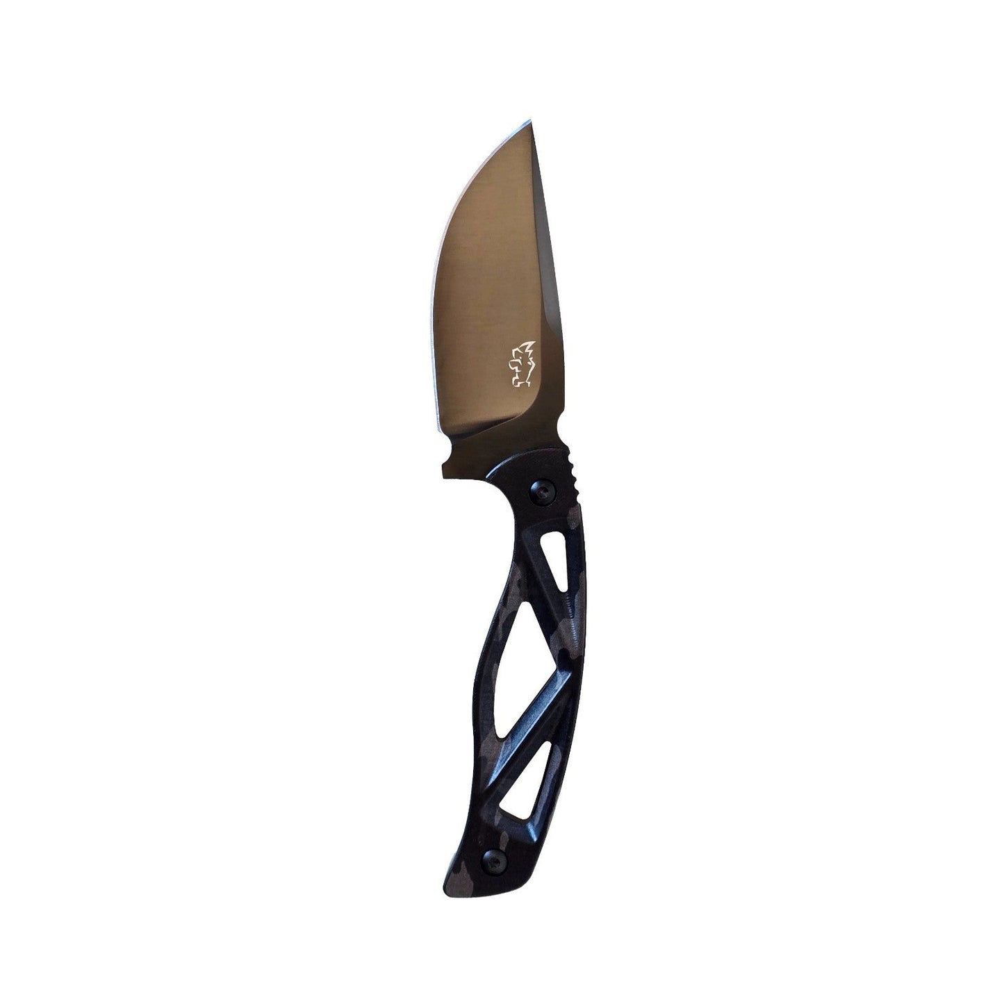 MUCITUP LIMITED EDITION MUCTAC Surge Fixed Blade Knife D2 Steel 3" DLC Blade Multicam Black G10