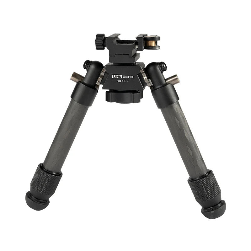 Linkogear HB-C02 Carbon Fiber Bipod QD Picatinny 7–9.8" Cant, Swivel