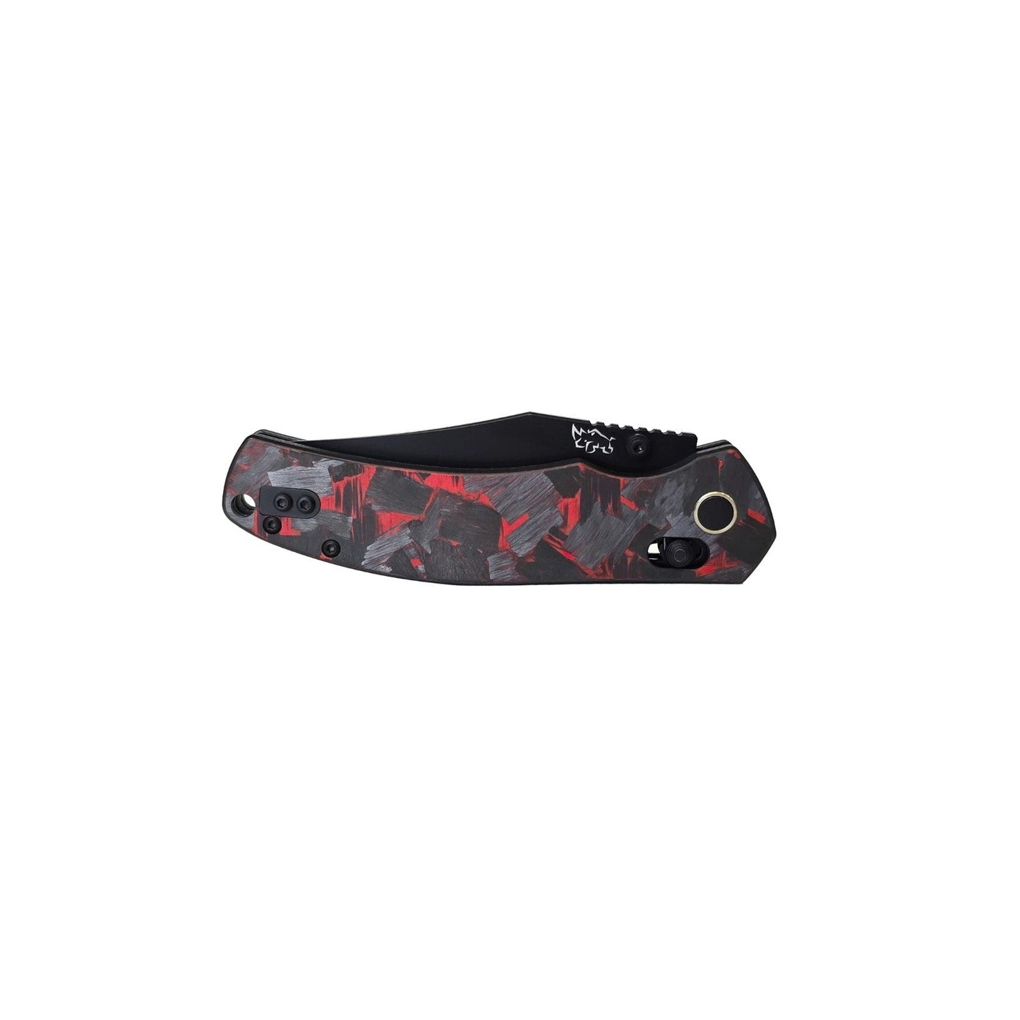 MUCTAC Ember & Smoke Folding Knife – 14C28N Steel, Crossbar Lock, EDC