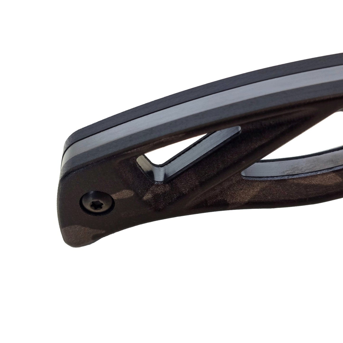 MUCITUP LIMITED EDITION MUCTAC Surge Fixed Blade Knife D2 Steel 3" DLC Blade Multicam Black G10