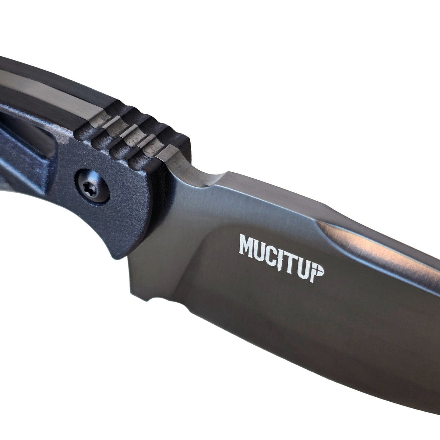 MUCITUP LIMITED EDITION MUCTAC Surge Fixed Blade Knife D2 Steel 3" DLC Blade Multicam Black G10