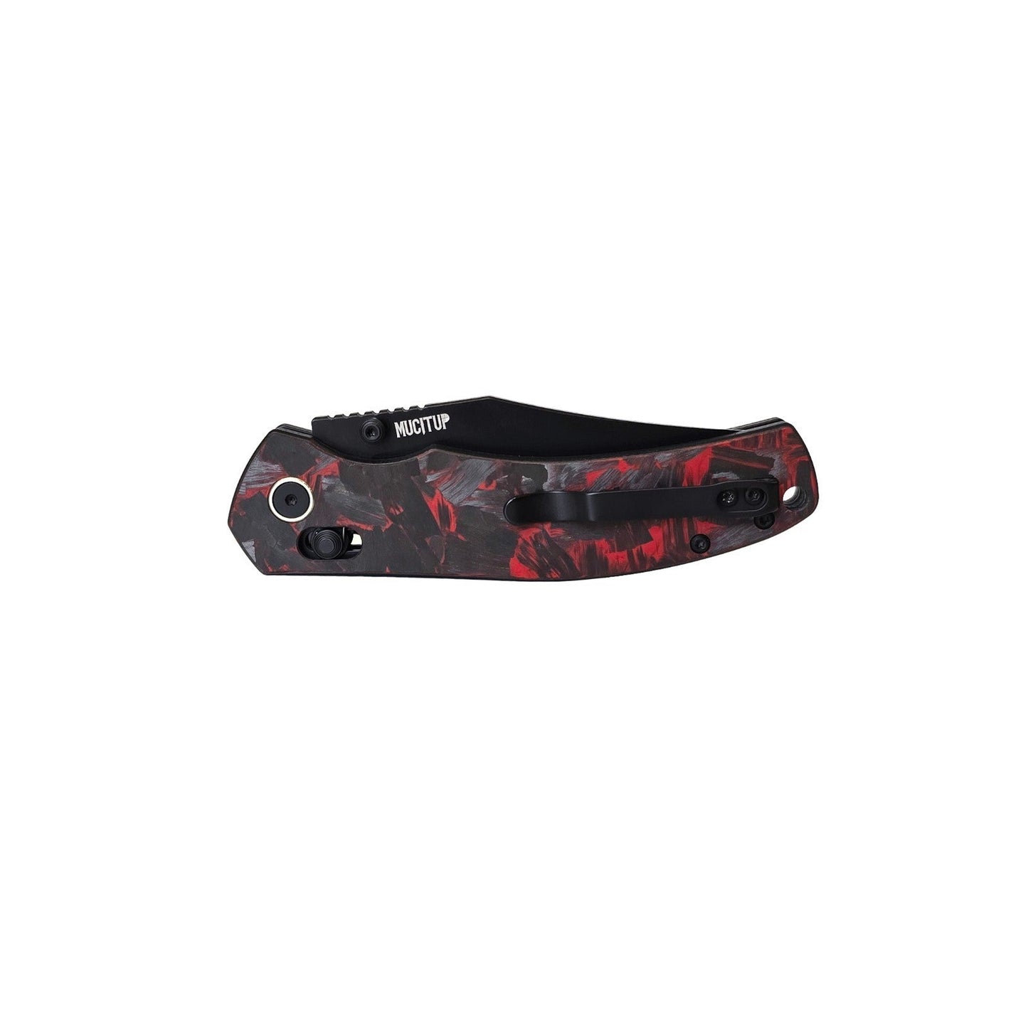 MUCTAC Ember & Smoke Folding Knife – 14C28N Steel, Crossbar Lock, EDC