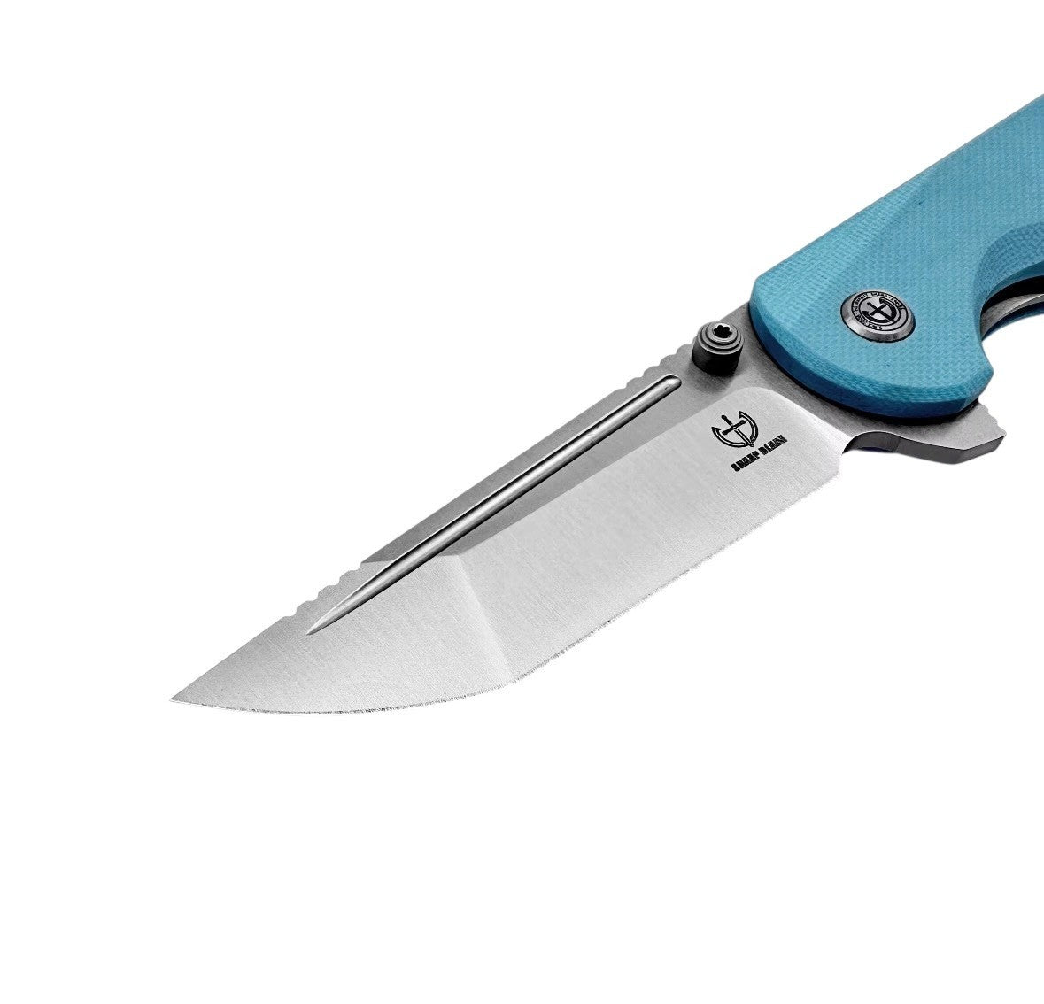 Sharp Blade - Compact 14C28N Folding Knife G10 Handle Flipper Liner Lock EDC