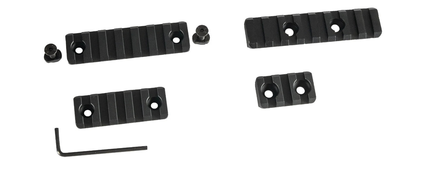 LINKOGEAR MLOK-Style Picatinny Rail 3-13 Slot 6061-T6 Aluminum + Hardware Tool