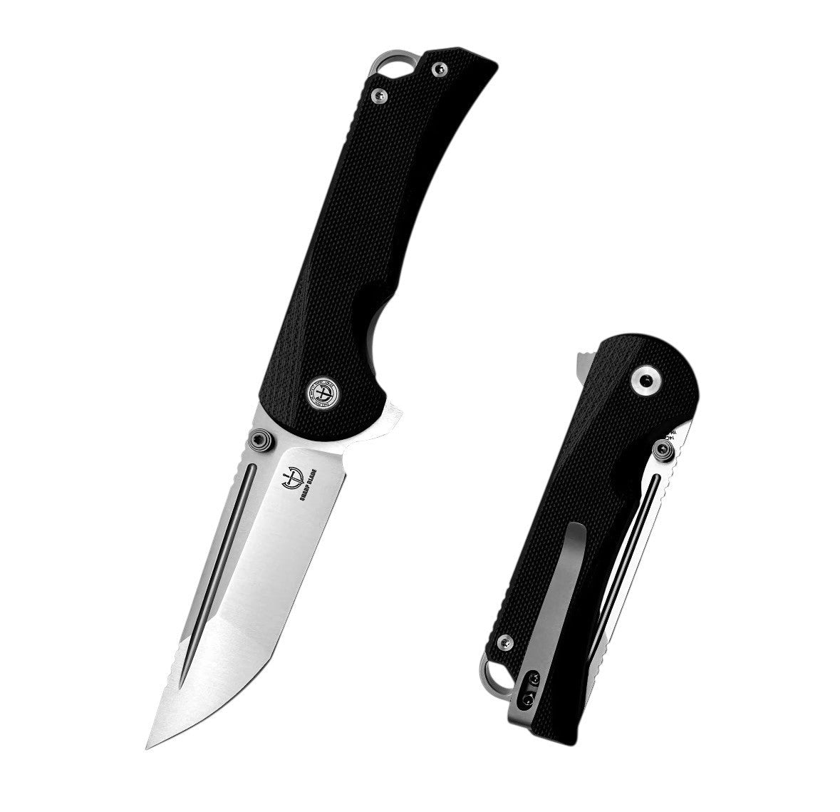 Sharp Blade - Compact 14C28N Folding Knife G10 Handle Flipper Liner Lock EDC