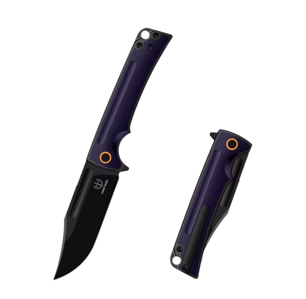 Sharp Blade YH-SB08 14C28N Folding Knife Titanium Clip EDC Flipper