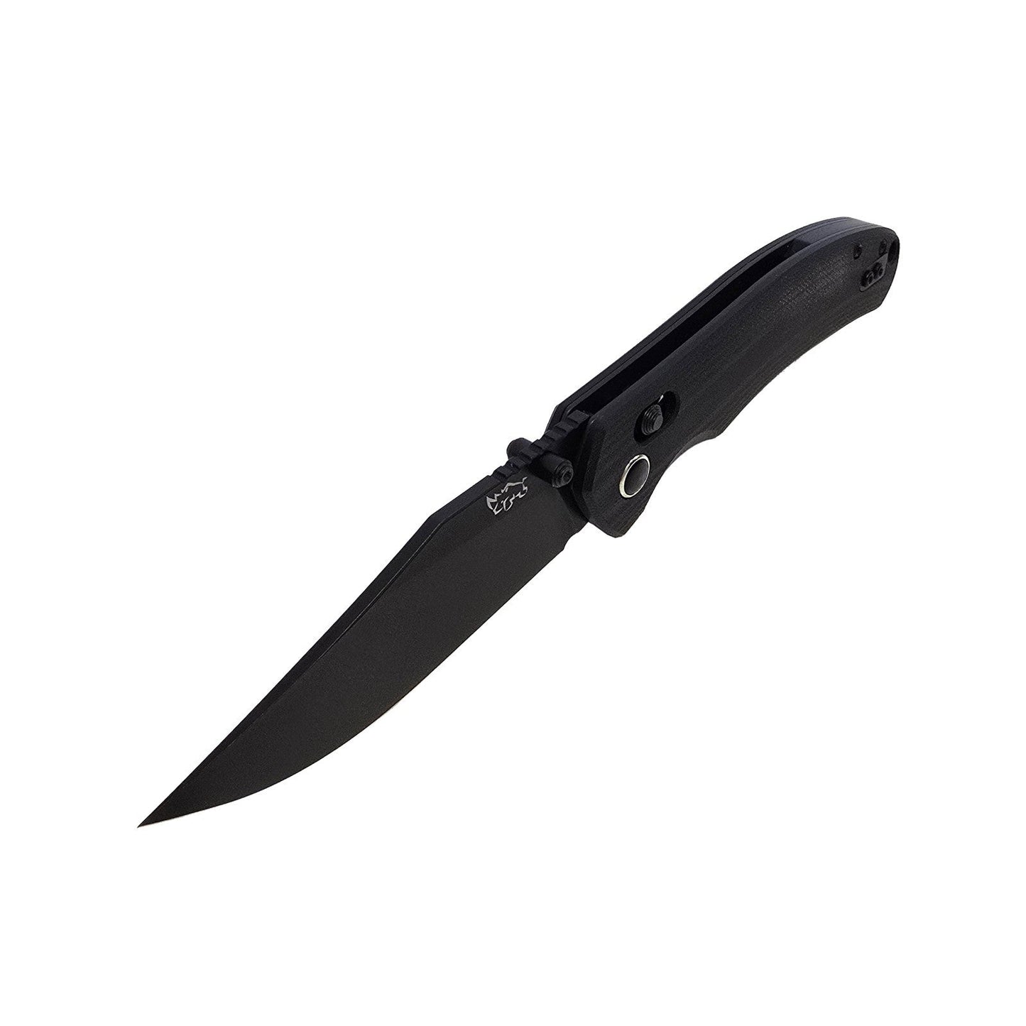 MUCTAC Ember & Smoke Folding Knife – 14C28N Steel, Crossbar Lock, EDC