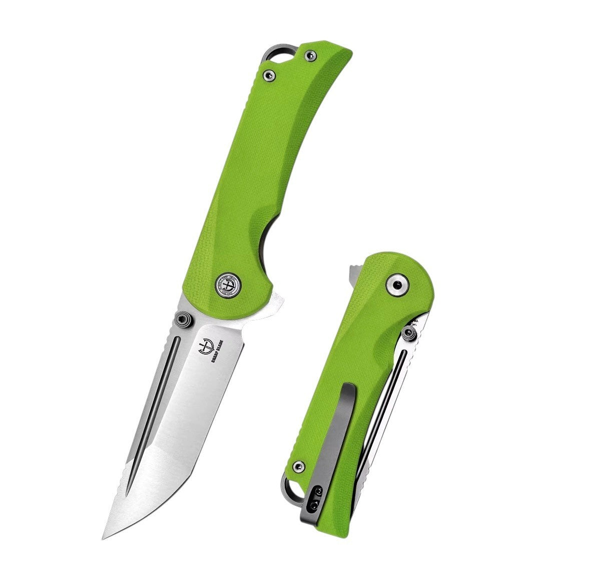 Sharp Blade - Compact 14C28N Folding Knife G10 Handle Flipper Liner Lock EDC