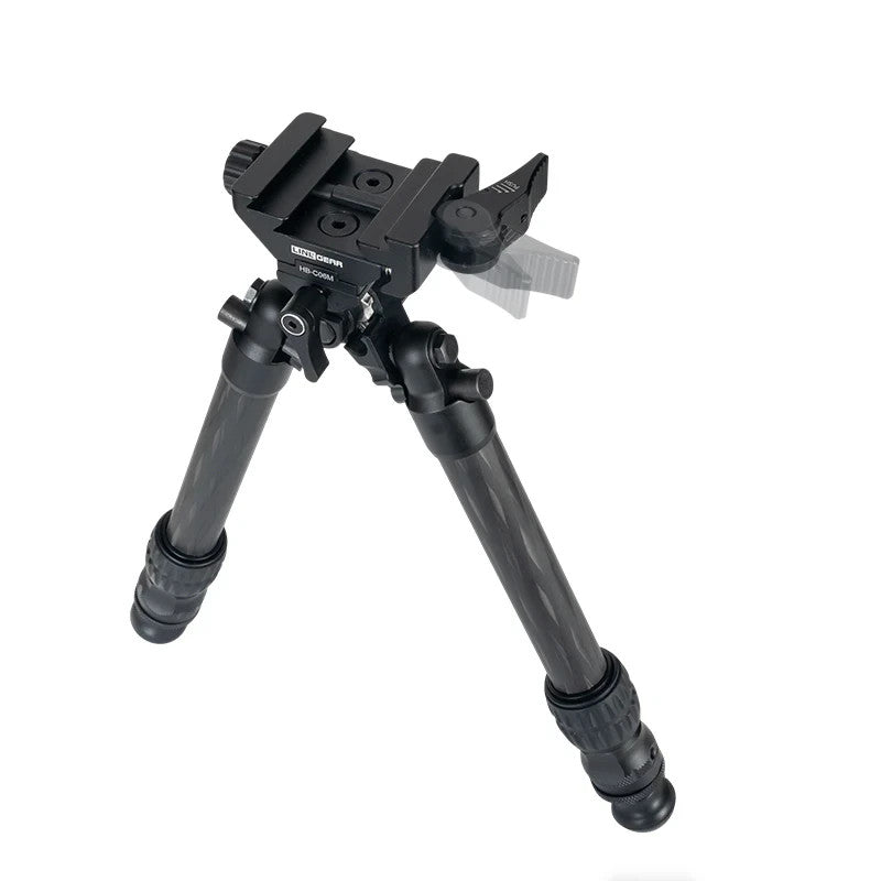 Linkogear HB-C06M Carbon Fiber Bipod 7.5"-25.9" Arca & Picatinny