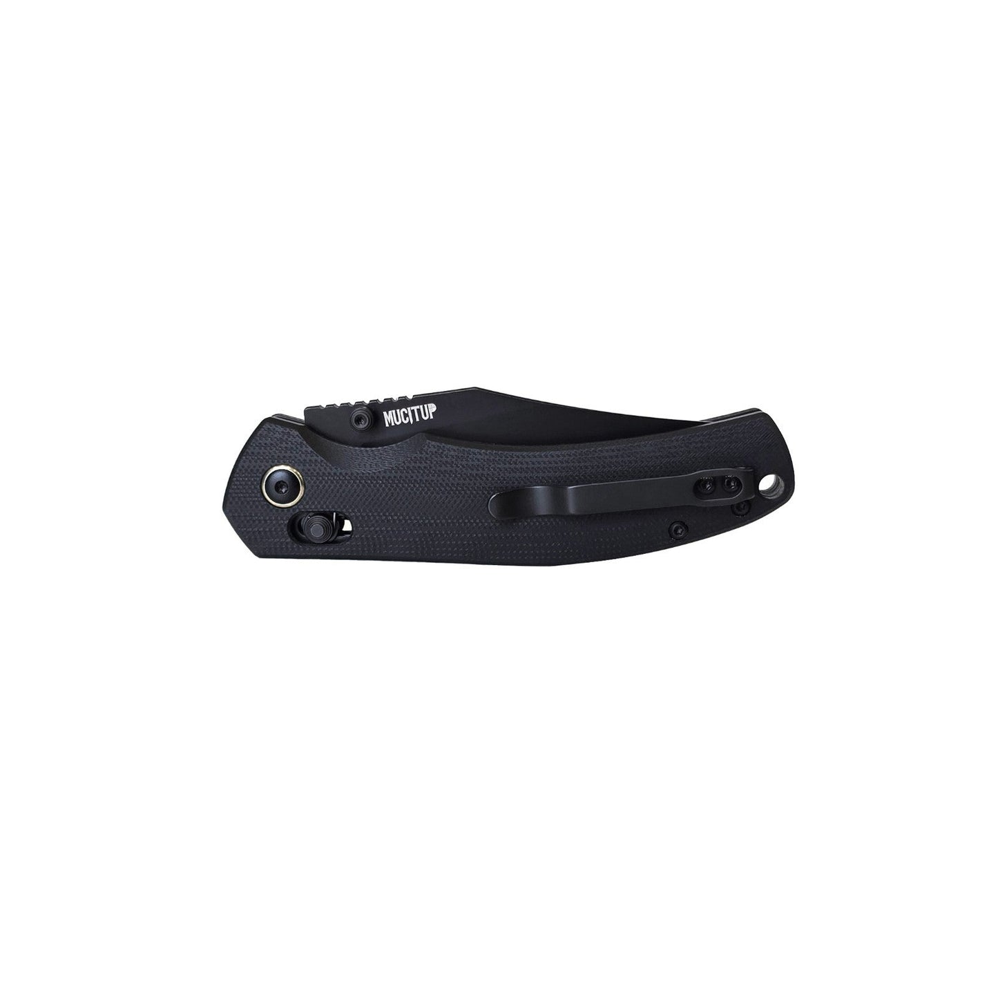 MUCTAC Ember & Smoke Folding Knife – 14C28N Steel, Crossbar Lock, EDC