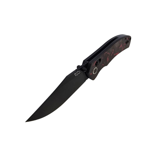MUCTAC Ember & Smoke Folding Knife – 14C28N Steel, Crossbar Lock, EDC