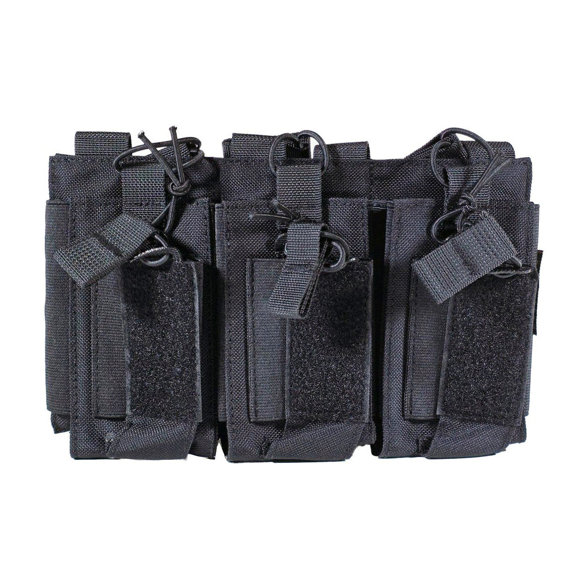 MUCTAC Kangaroo Triple Mag Pouch MOLLE 5.56 & 9mm 1000D Nylon Coyote