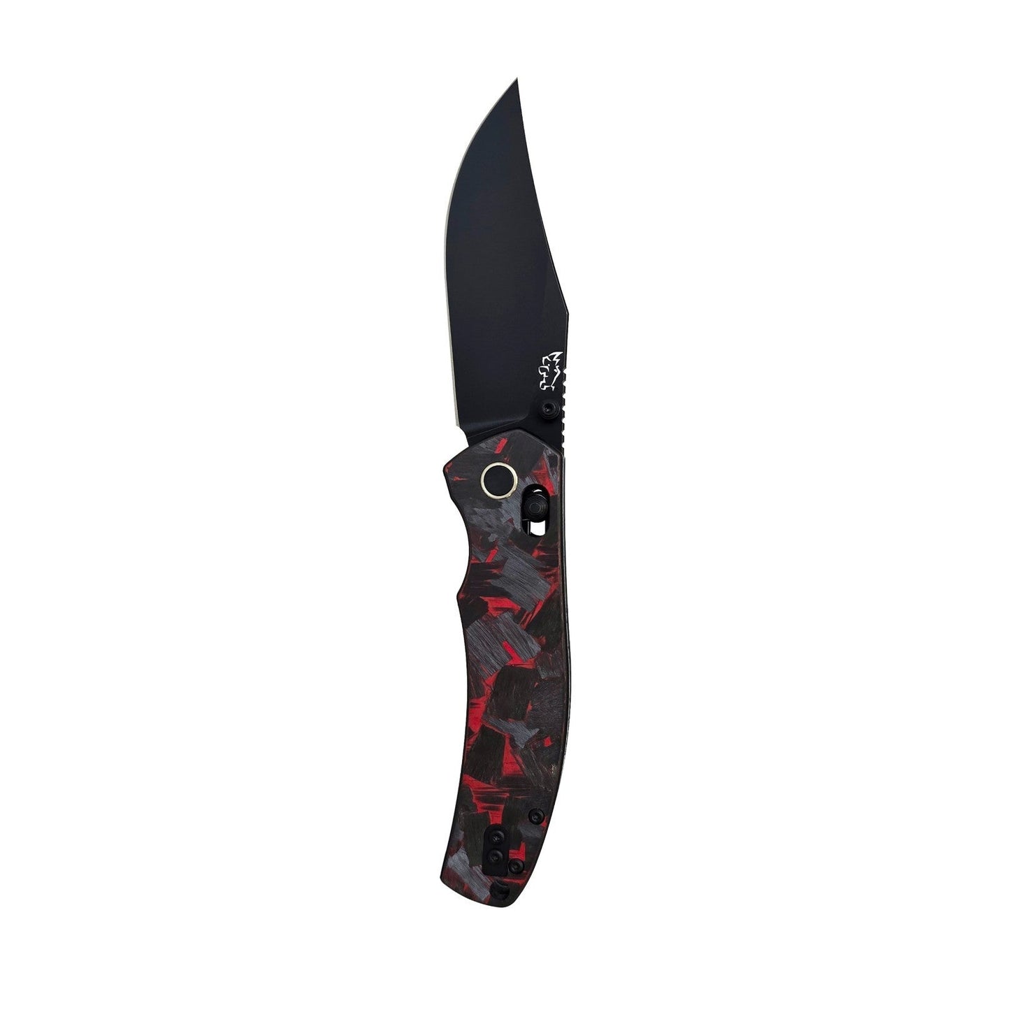 MUCTAC Ember & Smoke Folding Knife – 14C28N Steel, Crossbar Lock, EDC