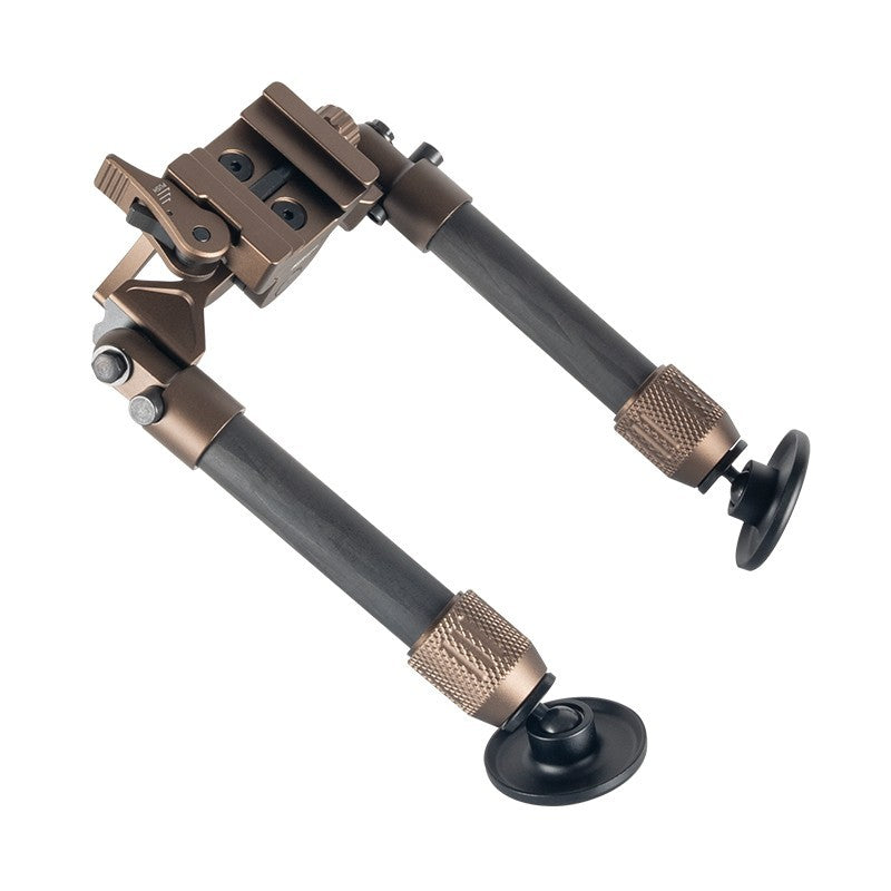 Linkogear HB-C05M Carbon Fiber Bipod Arca Swiss & Picatinny 7–10.1" - Brown