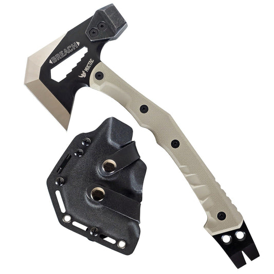 MUCITUP MUCTAC Breach Bushcraft Axe Pry Tool w/ Kydex Sheath