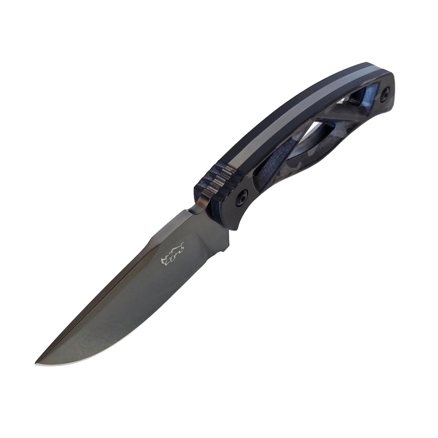 MUCITUP LIMITED EDITION MUCTAC Surge Fixed Blade Knife D2 Steel 3" DLC Blade Multicam Black G10