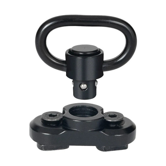 Linkogear QD Strap Mount Quick Detach Swivel w/ Hardware Black