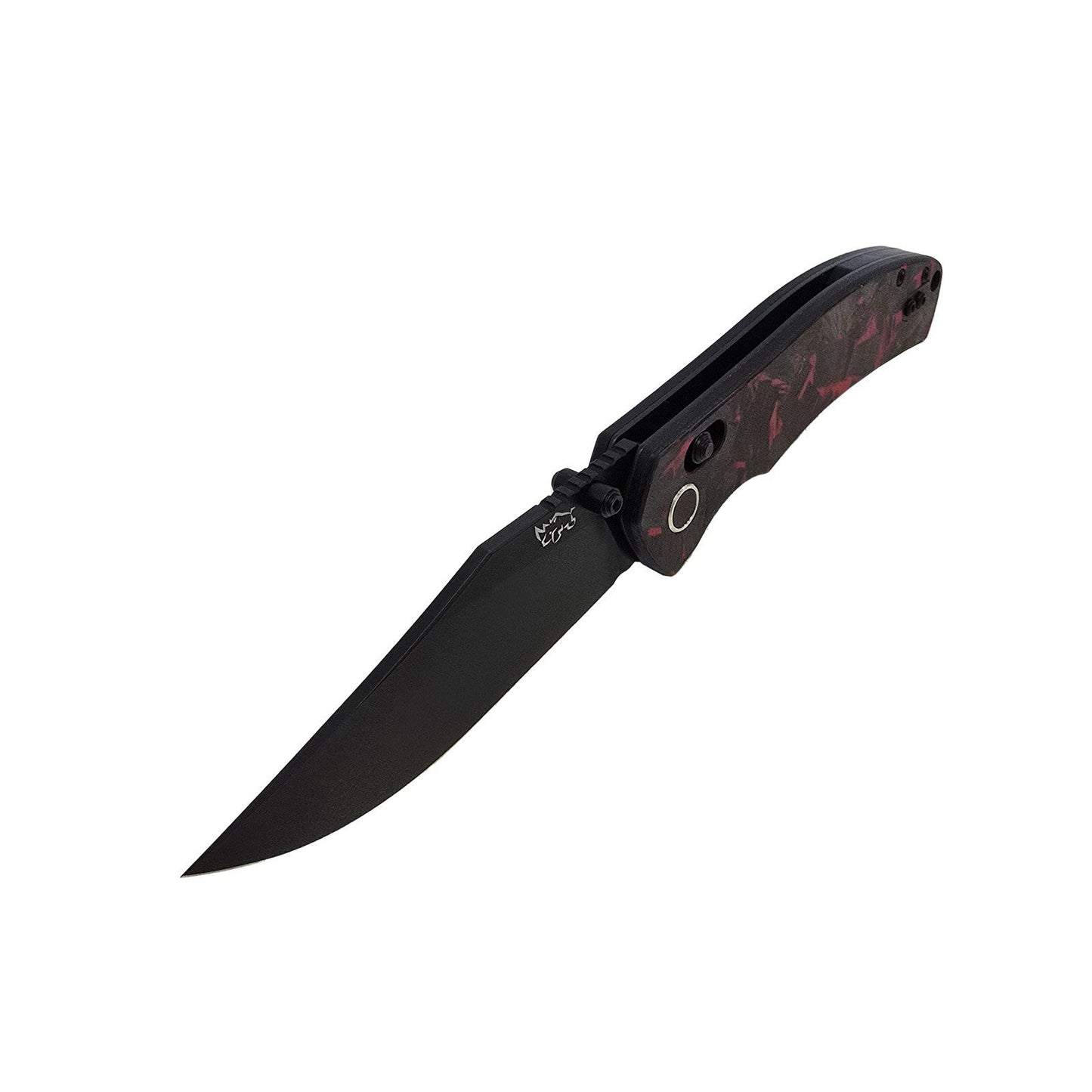 MUCTAC Ember & Smoke Folding Knife – 14C28N Steel, Crossbar Lock, EDC