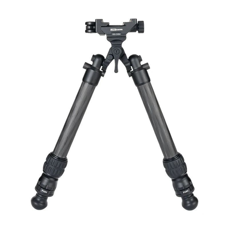Linkogear HB-C06M Carbon Fiber Bipod 7.5"-25.9" Arca & Picatinny