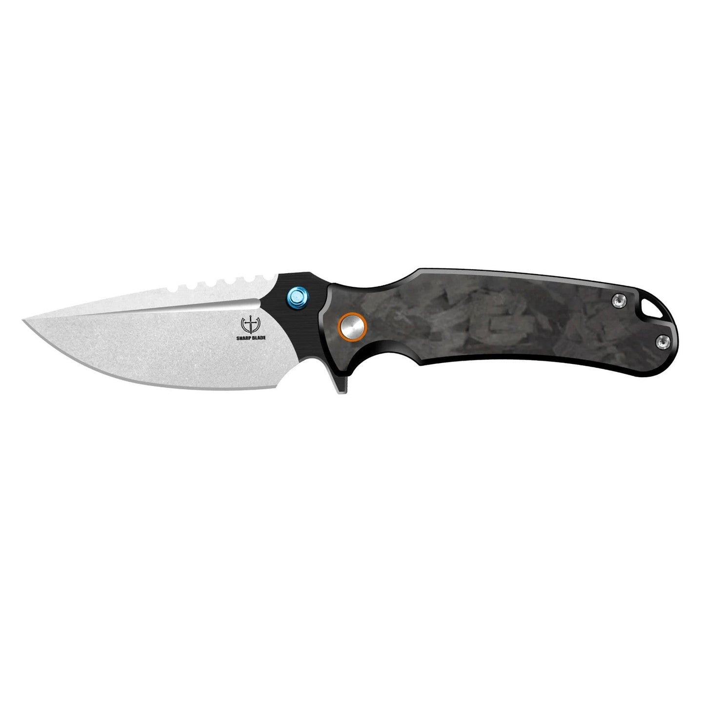 Sharp Blade Premium 14C28N EDC Folding Knife | Micarta | Thumb Stud & Flipper
