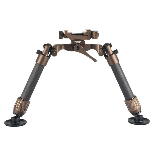 Linkogear HB-C05M Carbon Fiber Bipod Arca Swiss & Picatinny 7–10.1" - Brown