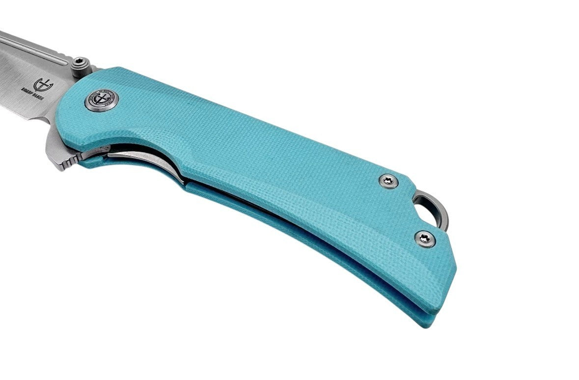 Sharp Blade - Compact 14C28N Folding Knife G10 Handle Flipper Liner Lock EDC