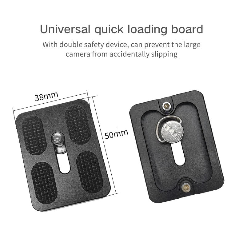 Linkogear PU50 Quick Release Plate Camera Mount Aluminum Tripod Adapter