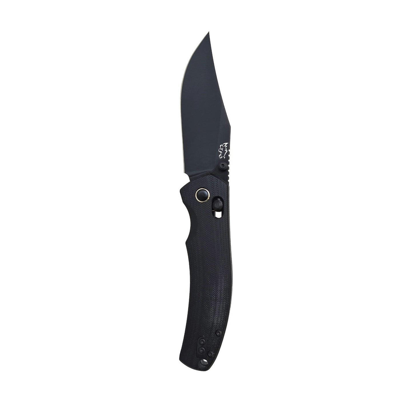MUCTAC Ember & Smoke Folding Knife – 14C28N Steel, Crossbar Lock, EDC