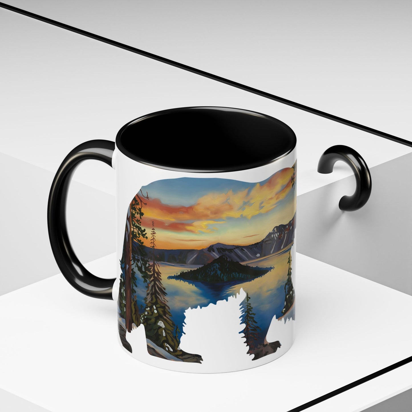 Crater Lake Bear Accent Mug