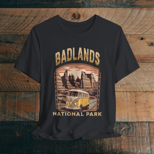 Badlands National Park Unisex T-shirt Volkswagen Bus