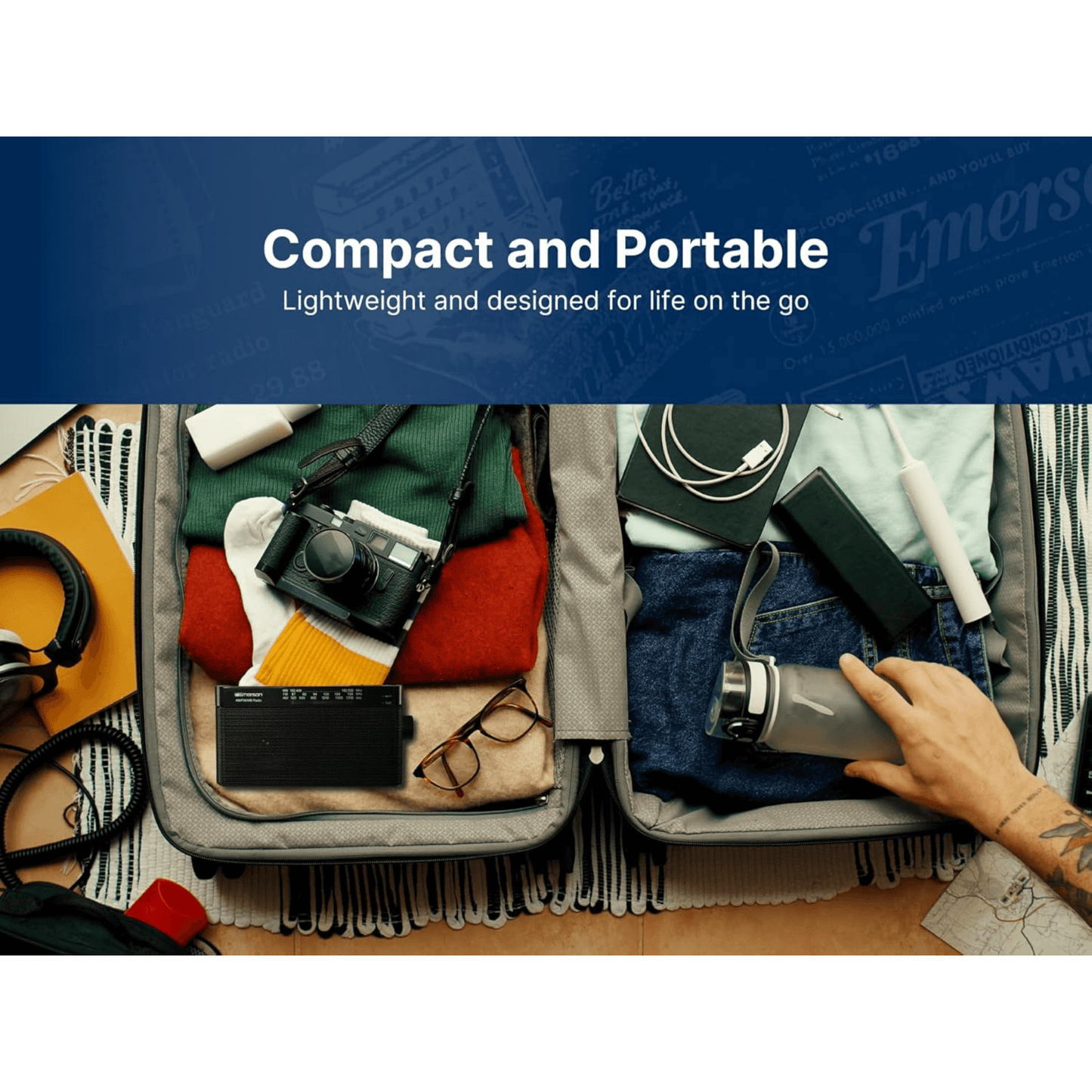 Emerson AM/FM/WB Emergency Radio with Telescopic Antenna