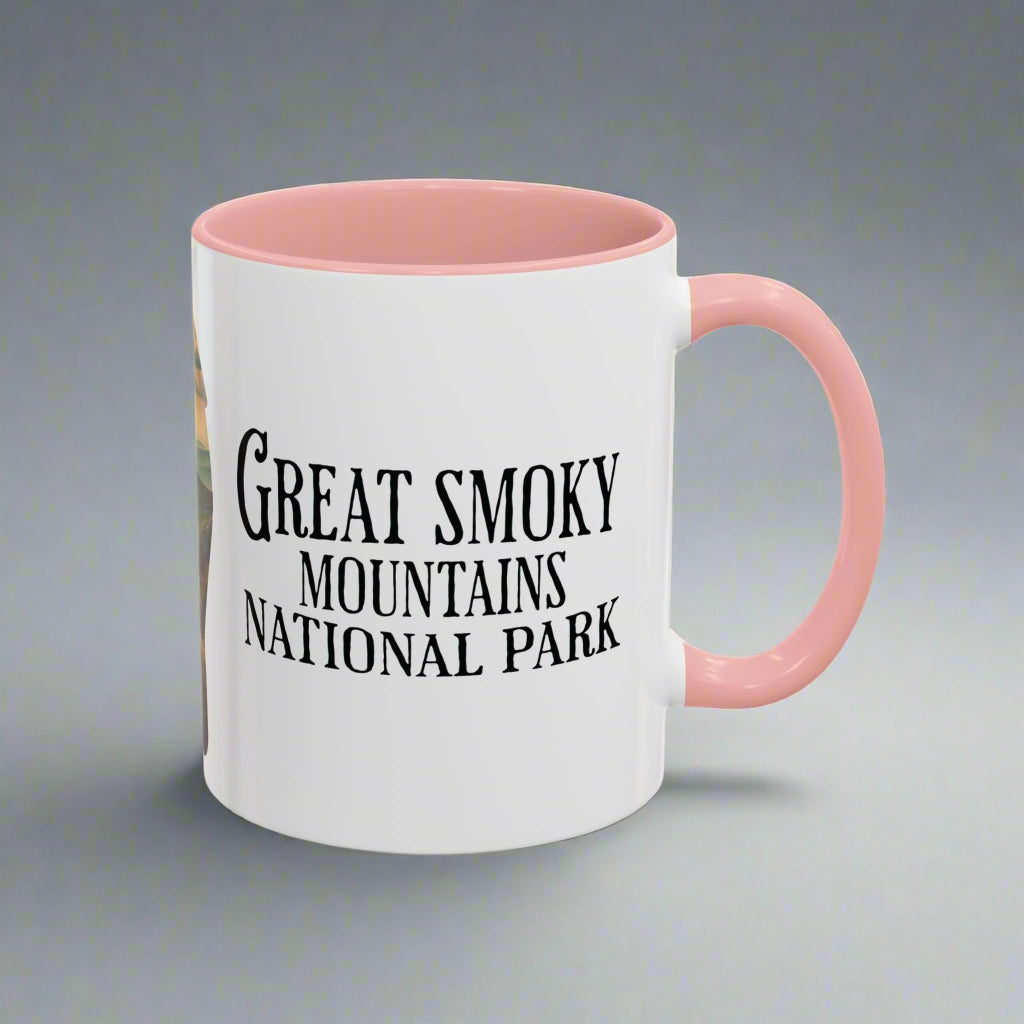 Smoky Mountains Bear Colored Mug