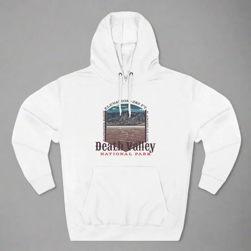 Death Valley National Park  Unisex Fit Fleece Hoodie Badwater Basin
