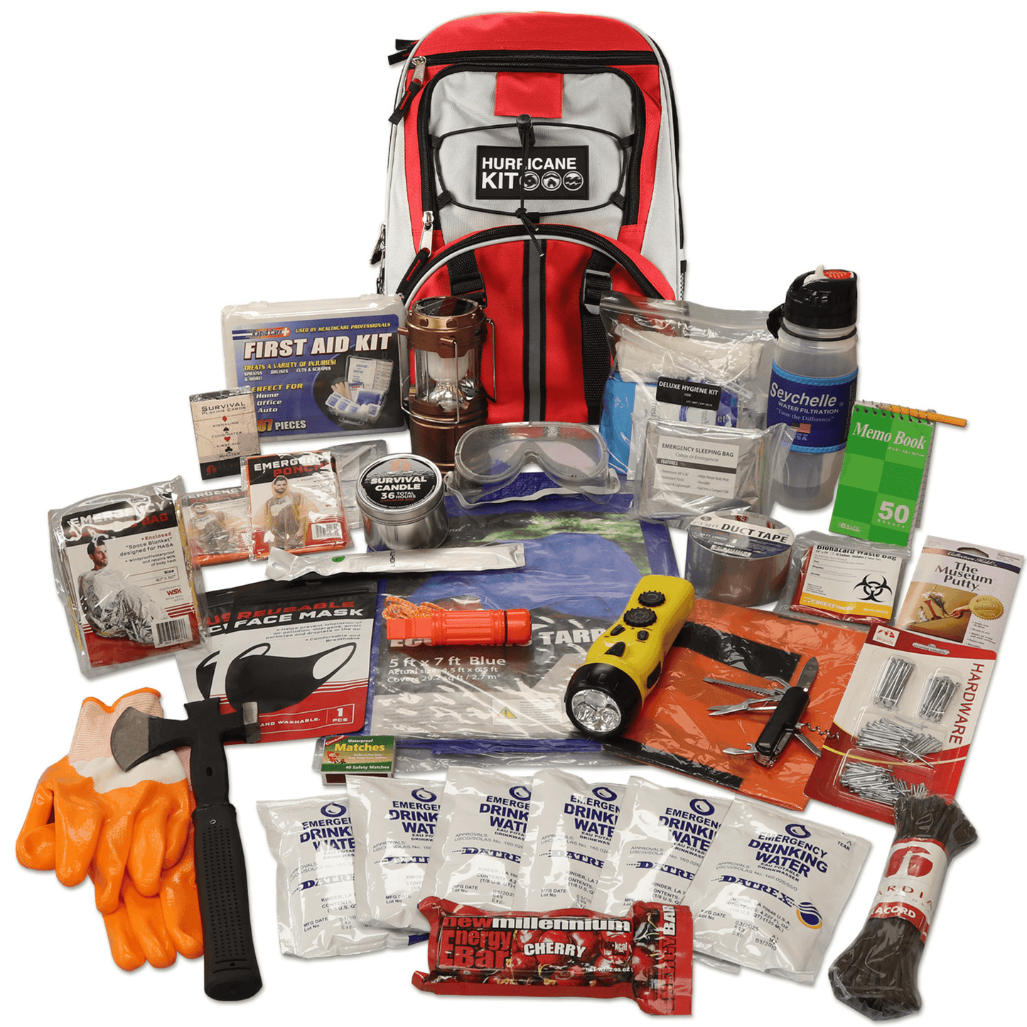 WSK 72-Hour Hurricane Emergency Survival Kit with Backpack