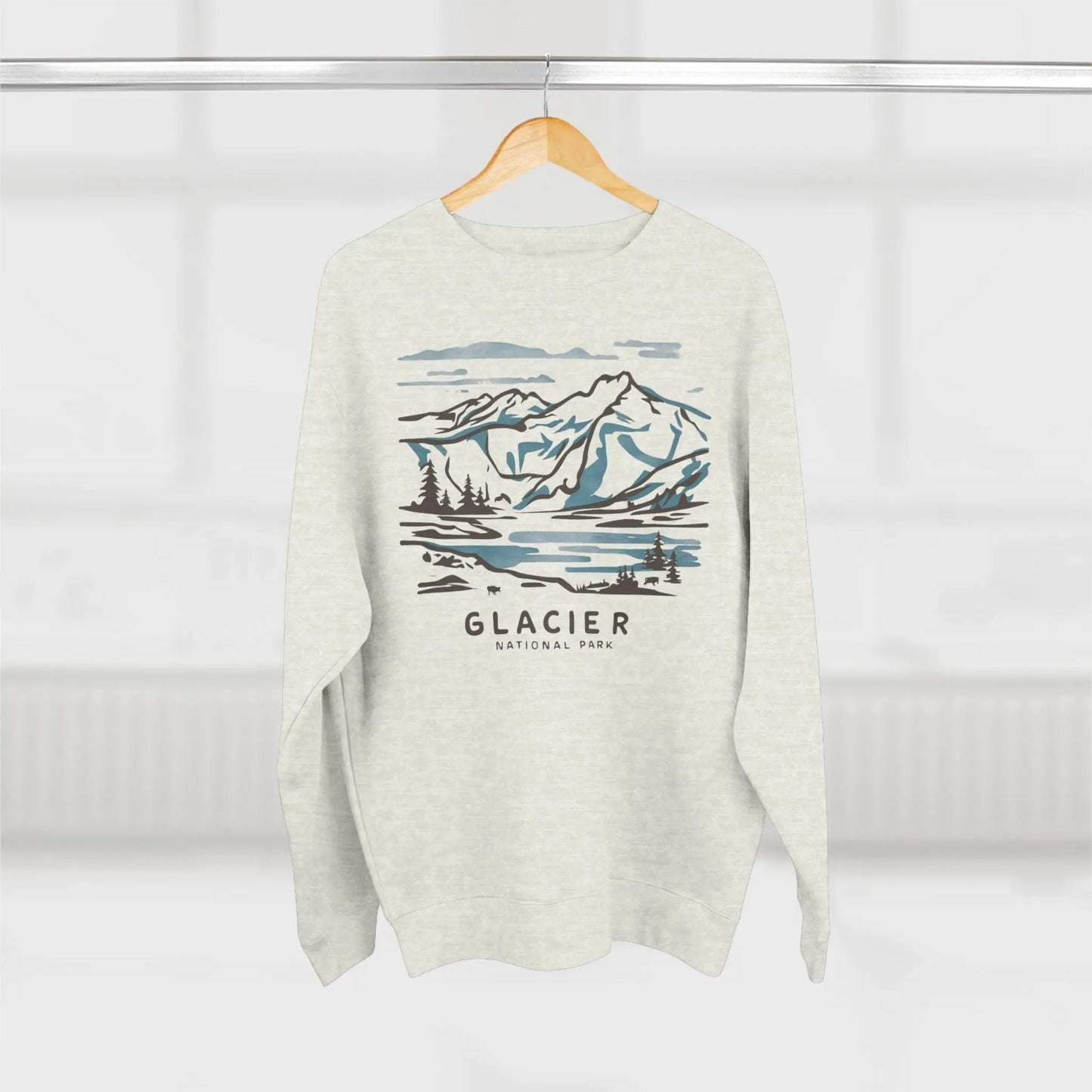 Glacier National Park Unisex Fit Crewneck Sweatshirt
