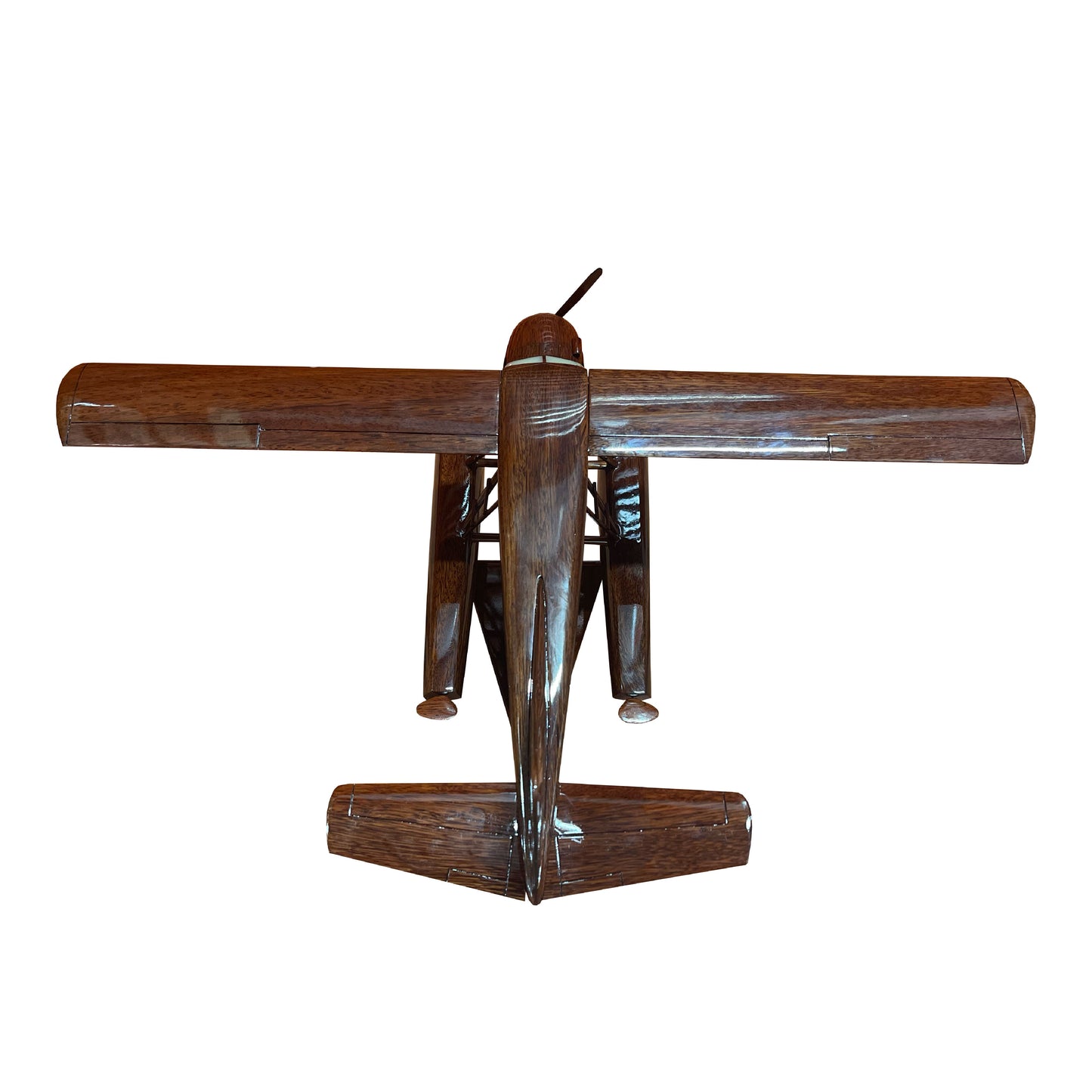 DHC-2 ( DHC2 ) Dehavillan Beaver Mahogany Wood Desktop Airplane Model