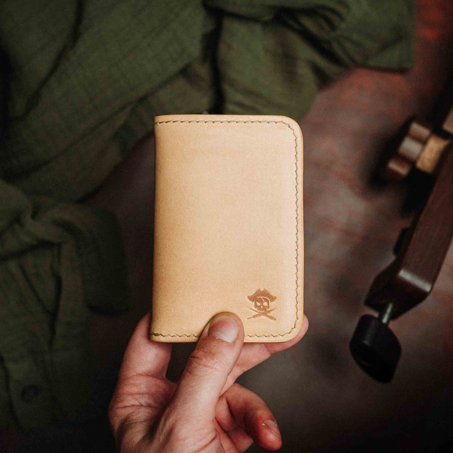 Slim Bifold Wallet - Buccaneer | Minimalist Card Holder | Handcrafted EDC