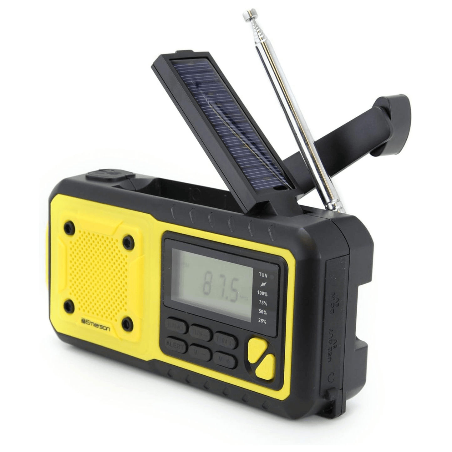 Emerson Emergency AMFM Radio with Weather Band / Flashlight / Power Bank