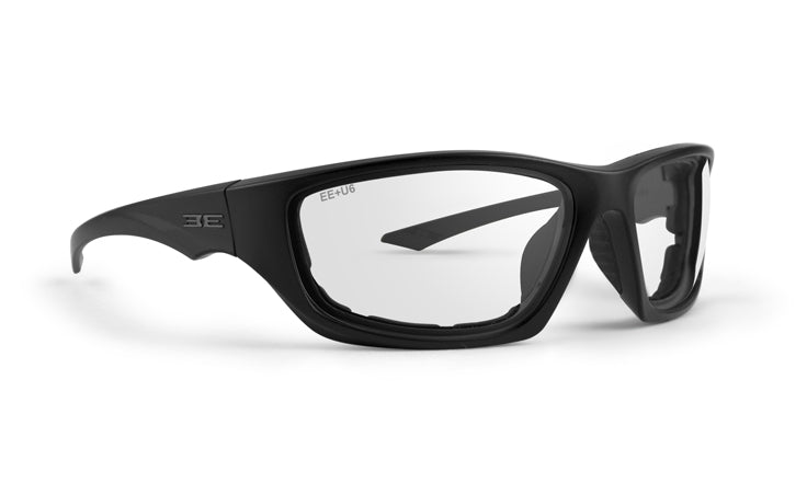 Foam 3 - Black Frame - Clear Lens