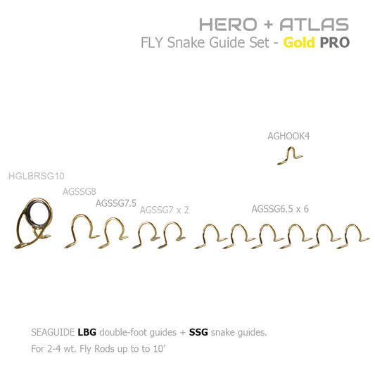 Seaguide Fly PRO Snake Guide Set